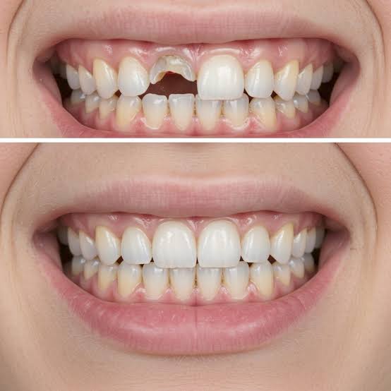 Dental implant restoration case at Vivan Dental